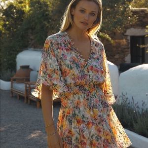 BNWT! Misa Los Angeles Romantic Floral Mini Dress!
